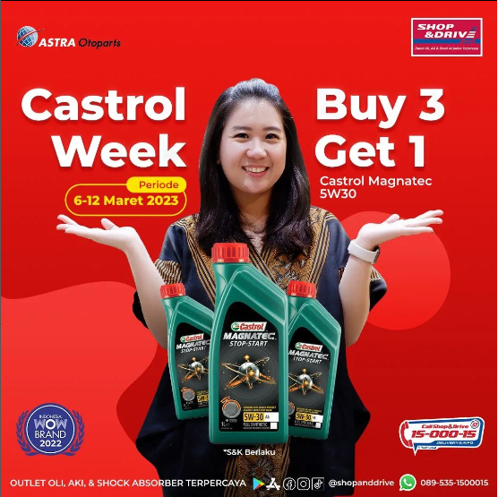 castrol week buy 3 get 1